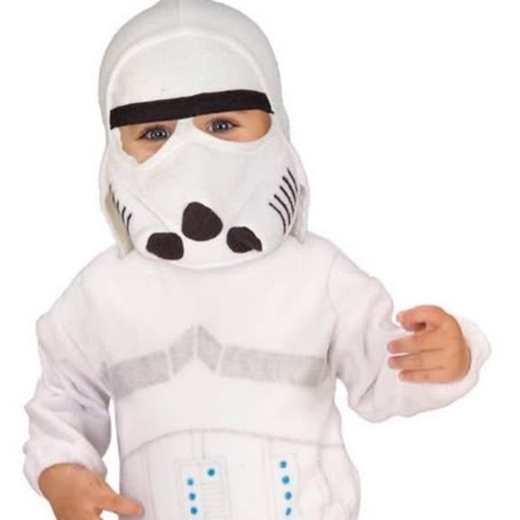 BRAND NEW baby toddler boy girl star wars stormtrooper halloween costume size 24 - Picture 1 of 6